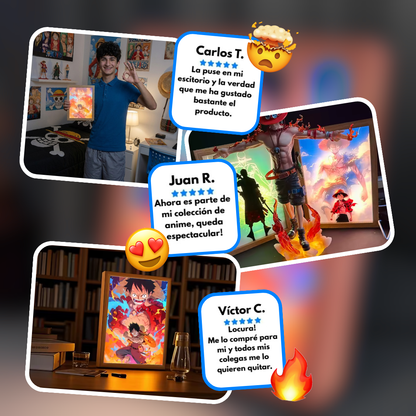 PiratePiece™ - Cuadro Visual de Anime